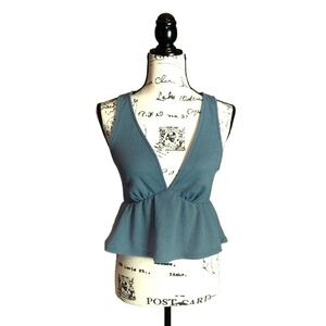 NWOT Le Lis Tank Top Size S Blue